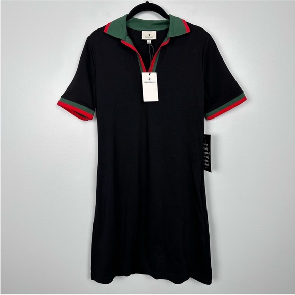 TUCKERNUCK Black Hutton Polo Dress Small - Picture 8 of 14